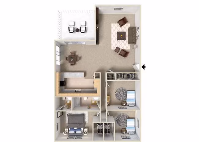 The Santa Fe 104 floor plan